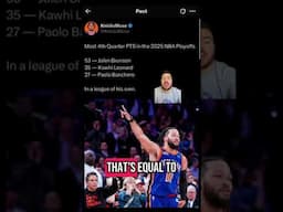 Why is NOBODY Talking about This….      #nba #basketball #basketballplayer #sports #jalenbrunson