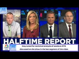 Technical Analysis of stocks and ETFS discussed on today's Half Time Report