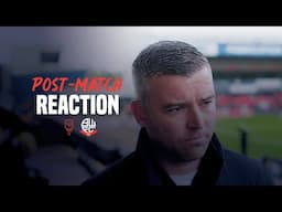 STEVEN SCHUMACHER | Head Coach reacts to Lincoln City away