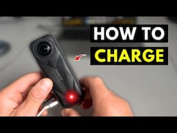 Insta360 X5 How To Charge The Battery