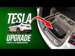 Improving TESLA's Audio with AUDISON VOCE II Install | Car Audio & Security