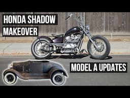 Honda Shadow Makeover + 1928 Model A Updates