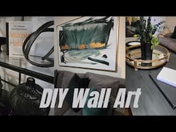 Vlog: Home Updates + Wall Art DIY