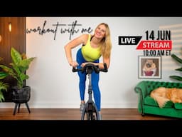 [CHANGED to 21 JUNE] LIVE Indoor Cycling Workout! | 45-minute Indoor Cycling Class + ENCORE!