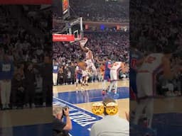 MITCHELL. ROBINSON. 🤯 #knicks #nba #basketballshorts #mitchellrobinson #dunk #nbaplayoffs