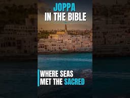 𝗝𝗼𝗽𝗽𝗮 𝗶𝗻 𝘁𝗵𝗲 𝗕𝗶𝗯𝗹𝗲: 𝗪𝗵𝗲𝗿𝗲 𝗦𝗲𝗮𝘀 𝗠𝗲𝘁 𝘁𝗵𝗲 𝗦𝗮𝗰𝗿𝗲𝗱  #history #ancient #joppa #bible #travel #drone #tour