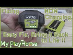 Fixing Ryobi 36V/40V Battery that does not Charge - 1499