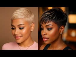 Highly Attractive Pixie Haircuts for Black Women
