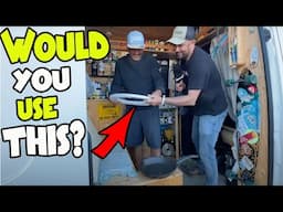 NO Toilet..  just a Toilet SEAT!! - Windsurfing #vanlife  - DefiWind