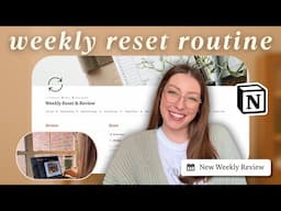 My Notion Weekly Reset Routine That Helps Me Relax & Unplug