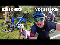 Lizzie Rayner - Pro Triathlete Argon E119 Bike Check & Vo2 Max Session!