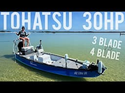 Tohastu 30hp Top Speed | Prop Testing On a Gheenoe LT25 (Powertech SRA3 vs SRA4)