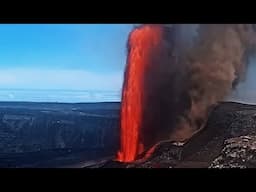 Absolutely STUNNING LAVA Fountains From Kilauea Volcano Eruption‼️