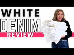 The BEST White Denim & summer outfits ✅ Lookbook #summerfashion  #Chico’s #levi #nydj #goodamerican
