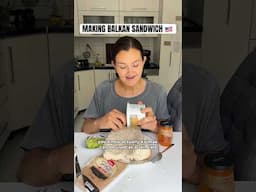Here is how to make a Classic Balkan Sandwich 🥪🤣🤣 #balkan #food