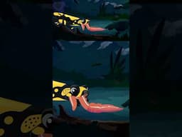 How Salamanders Use Their Eyeballs to Eat | Wild Kratts #shorts #YouTubeShorts