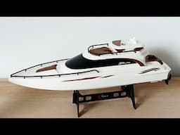 Good Quality TKKJ H139 H159 2.4G RC Boat. 1:28 Scale RC Yacht Model Demo and Review.