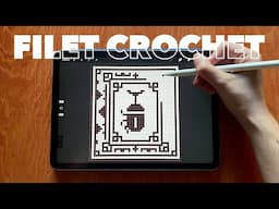 How to Make a Filet Crochet Chart in Procreate | Easy Procreate Tutorial
