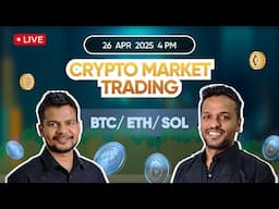 Crypto Trading Live | Future & Options Trading in Bitcoin Live  | 26 Apr 4 PM #cryptotrading