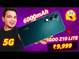 iQOO Z10 Lite 5G is Officially Here 🔥 iQOO Z10 Lite 5G Price in India | 6000mAh & 50MP Camera 🔥