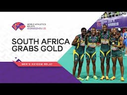 South Africa stuns USA in dominant 4x100m win | World Athletics Relays Guangzhou 25