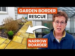 Rosy Rescues a Narrow, Semi Shade Garden Border in Scotland (with Heavy Rainfall)