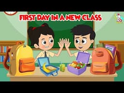 First Day in a New Class | New School | English Moral Stories | English Animated | English Cartoon