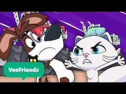 Furry Fixation: A Cat’s Quest for Confidence! + More | Vee Friends 🐈‍⬛| Cartoons For Kids