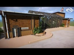 Building A Butterfly Glass House In Planet Zoo - Walk-through Exhibit