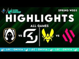 LEC Spring 2025 W5D3 | LEC Highlights ALL GAMES by Onivia
