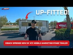 We Upfitted a 24' ATC Mobile Marketing Trailer for Eibach | Race-Ready Display Setup!