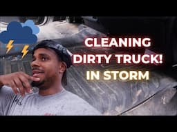 DETAILER WORKS HARD to Make Truck SPOTLESS in Rain