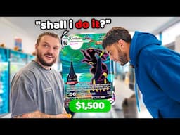 He RISKED It ALL To Pull $1,500 Pokemon Card! *SHOP POV EDITION*