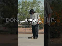 When You Don’t Give Up.