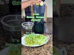 Lime Grape Celery Juice #shorts #celeryjuice #juicerecipe