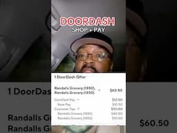 Forget Instacart DoorDash Shop+Pay has better Tips!