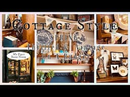 Spring Thrifted & Vintage  Country Style #thriftydecorating #spring #cottagecore  #vintage