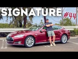 This Is One Of The First Produced Tesla Model S