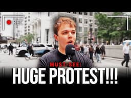 WATCH: Adam Mockler Reports MASSIVE Trump Protest