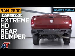 2010-2024 RAM 2500 Barricade Extreme HD Rear Bumper Review & Install