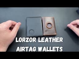 Lorzor Leather AirTag Wallets Overview! Need A New EDC Wallet, Or A Father's Day Gift?