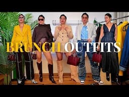 Spring Brunch Outfit Ideas | Styling Denim, Dresses and Color Combos