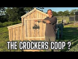 Our Friends Gave Us Their Coop?! Transforming @TheCrockers  Chicken Coop for Grow Out Chicks