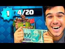 O QUE 100 REAIS FAZEM NUMA NOVA CONTA DO CLASH ROYALE?