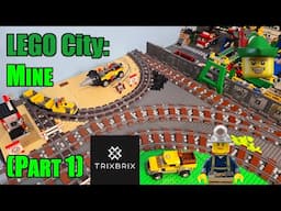 LEGO City - Mine MOC - Part 1 - TrixBrix Narrow Gauge Track 4204 ⛏🏙🏹