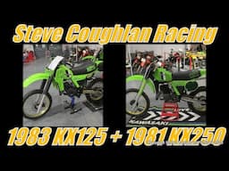 Steve Coughlan's 1983 KX125 and 1981 KX250 Kawasaki's