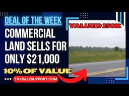21K Buys $250,000 Commercial Lot! 10 Acres of Tax Deed Land... 10% MARKET VALUE!