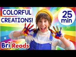 COLORFUL CREATIONS! All About Art for Kids with Bri Reads