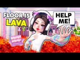 The FLOOR Is *LAVA* In DRESS TO IMPRESS... Part 2!
