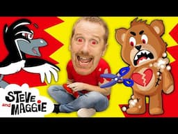 Toy Dollshouse Magic for Kids with Steve and Maggie | Ice Cream Truck | Halloween Monster Shadows